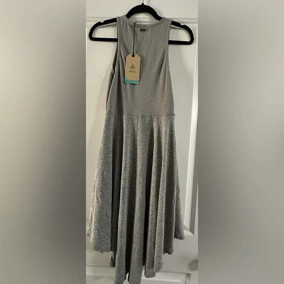 NWT Prana Cozy Up Bayjour Dress Size XS Gray Pockets - Picture 5 of 9
